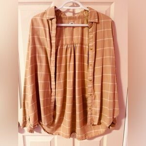 Uniqlo Soft Brushed Checked Long Sleeve Shirt